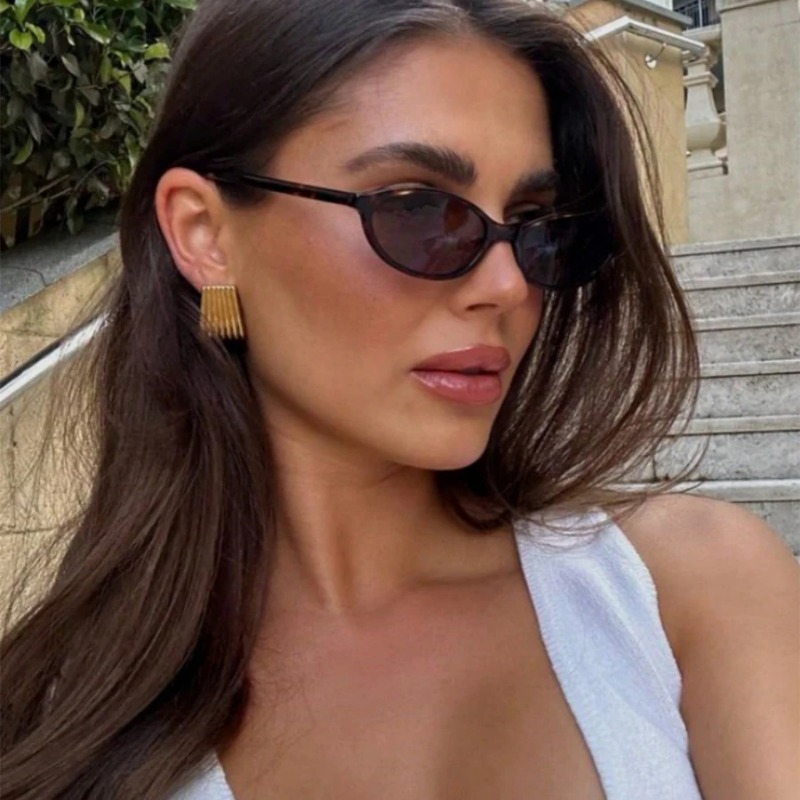Retro Oval Frame Sunglasses Fa - đánh giá và giá Sunglasses Cat Eye