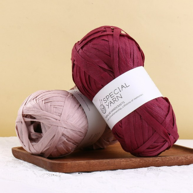 100g/pcs Raffia Flat Yarn for  - đánh giá và giá Crochet Bag Raffia