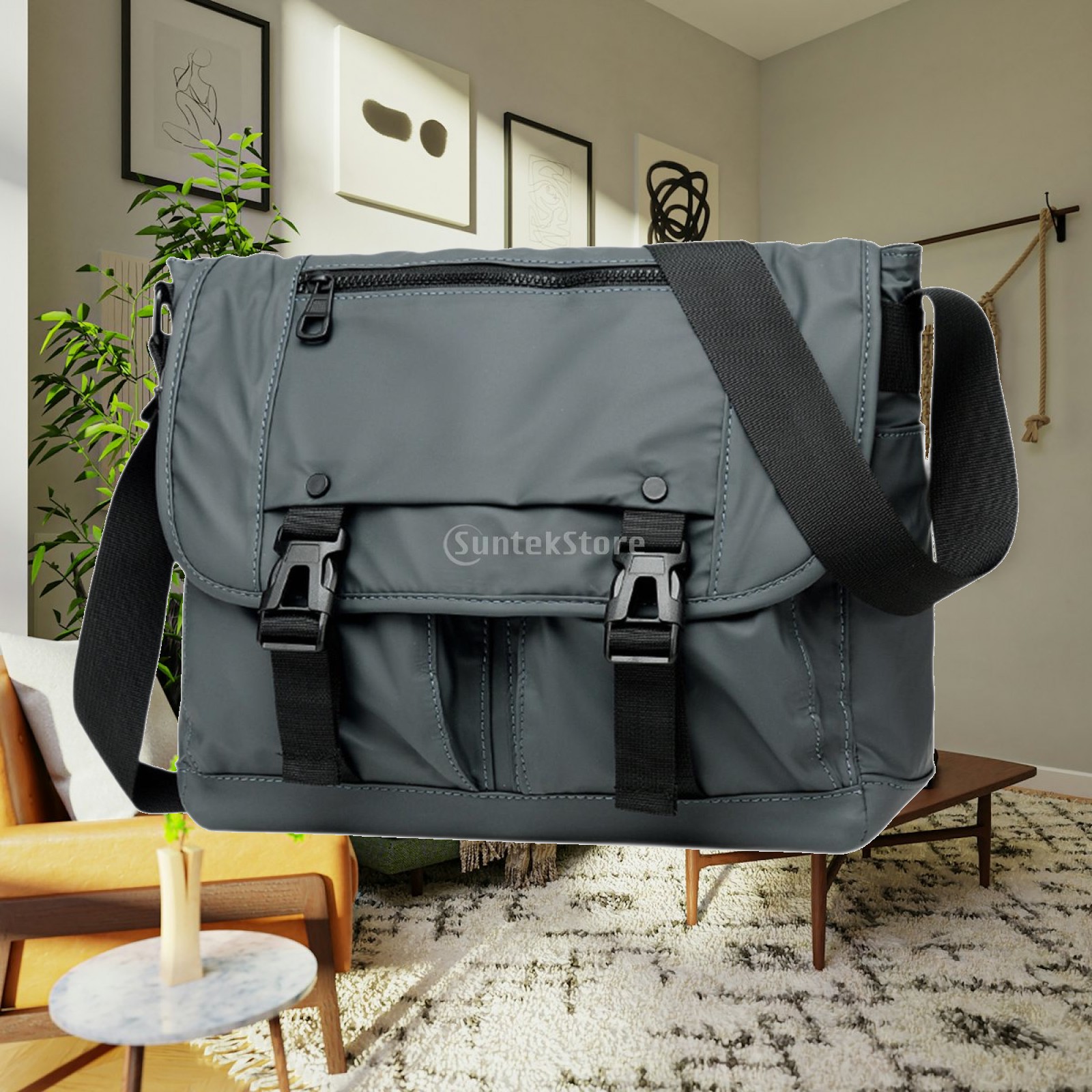 Messenger Bag Multilayer Pocke - đánh giá và giá Tote Bag Beach