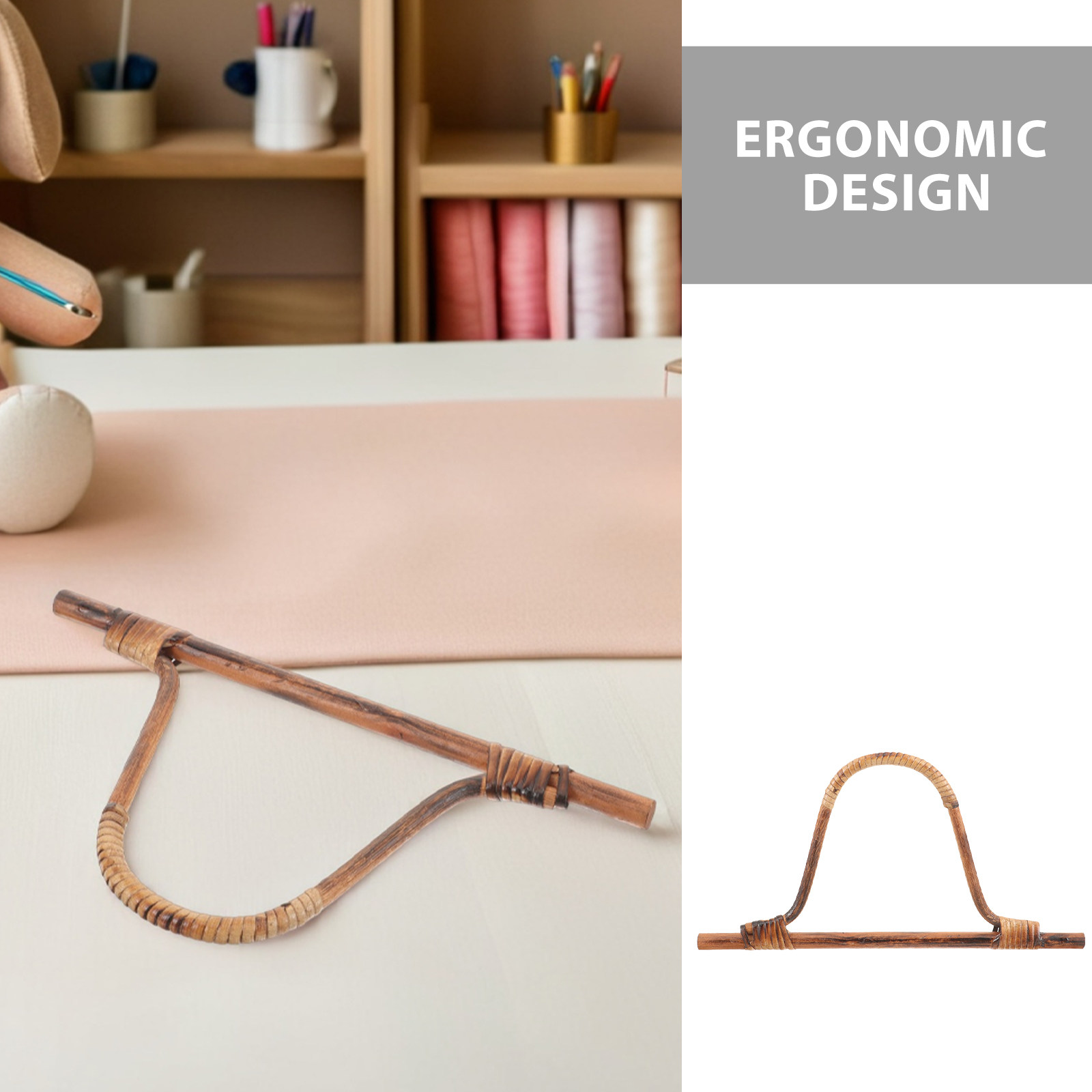 2Pcs Wooden Bag Handles with R - đánh giá và giá Tote Bag Beach