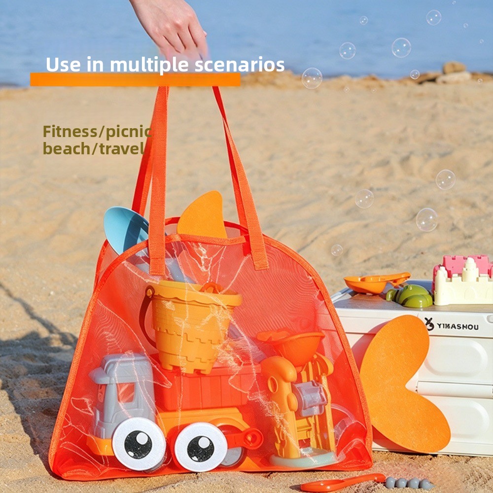 Kids Mesh Beach Bags Colorful  - đánh giá và giá Tote Bag Beach