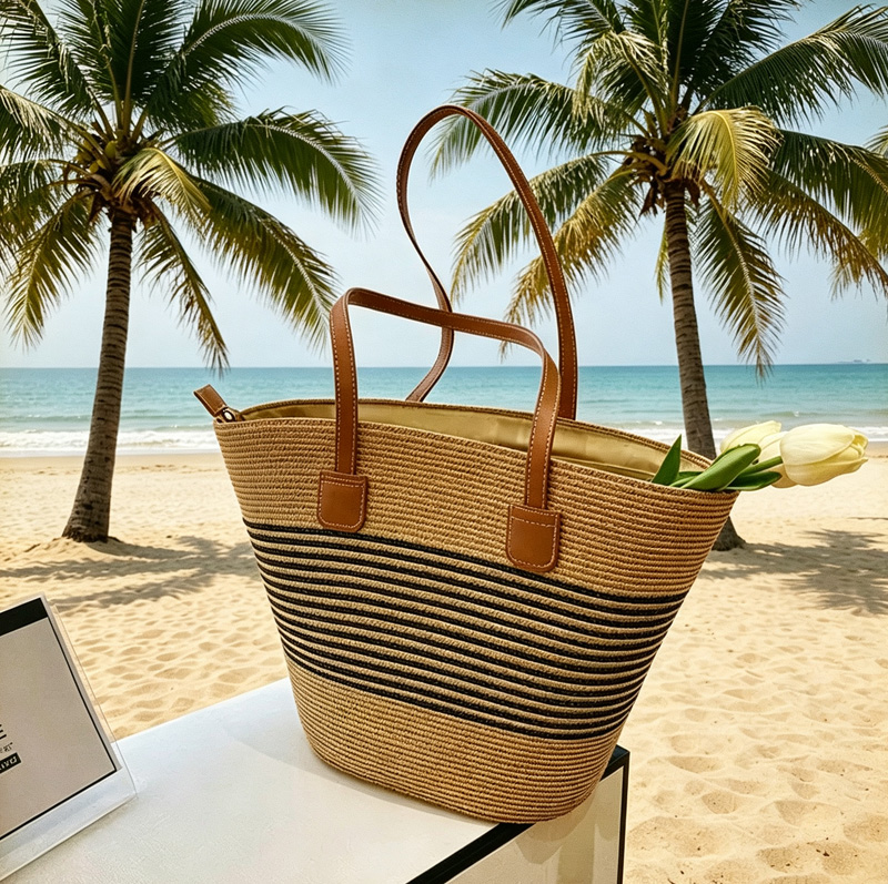 CLAREGQI  Women's Striped Stra - đánh giá và giá Tote Bag Beach