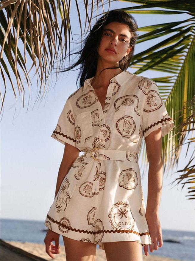 Elegant Floral Print Linen Wra - đánh giá và giá Linen Dress Wrap