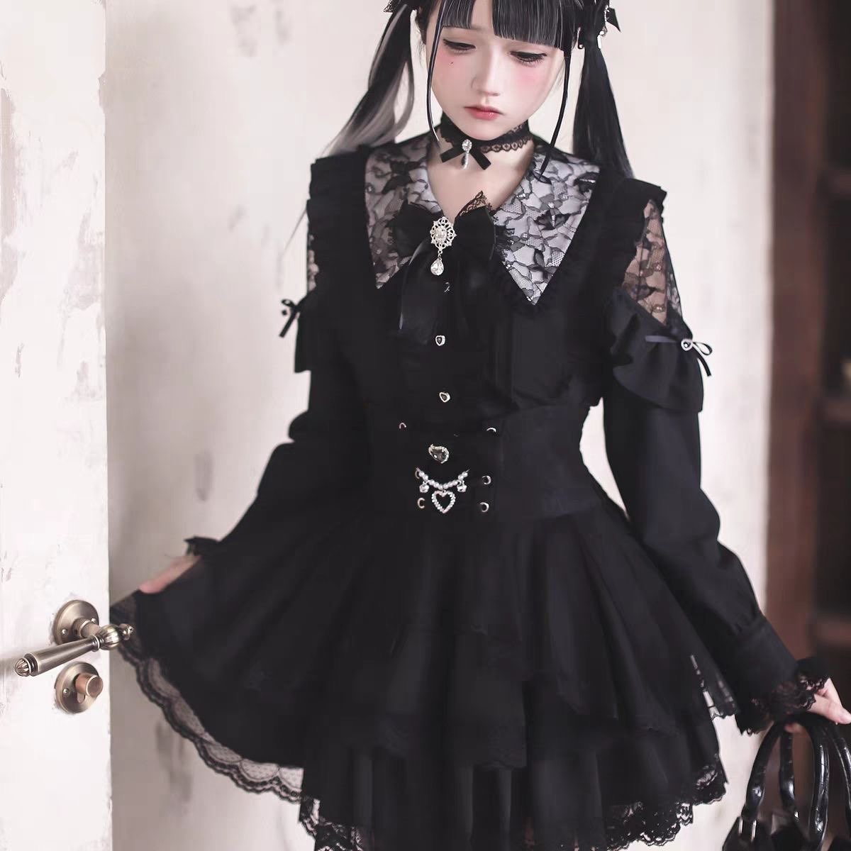 Harajuku Kawaii Skirt Sets Wom - đánh giá và giá Blouse Off Shoulder