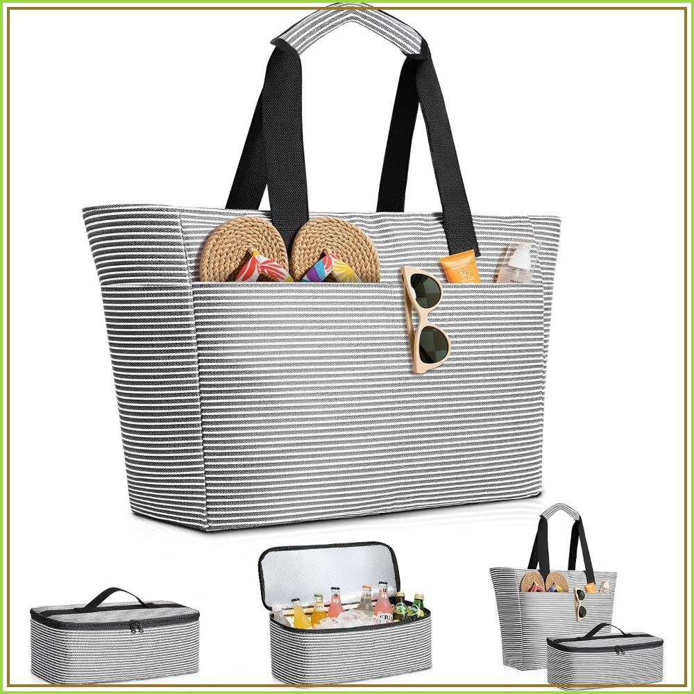 45L Waterproof Beach Bag and C - đánh giá và giá Tote Bag Beach