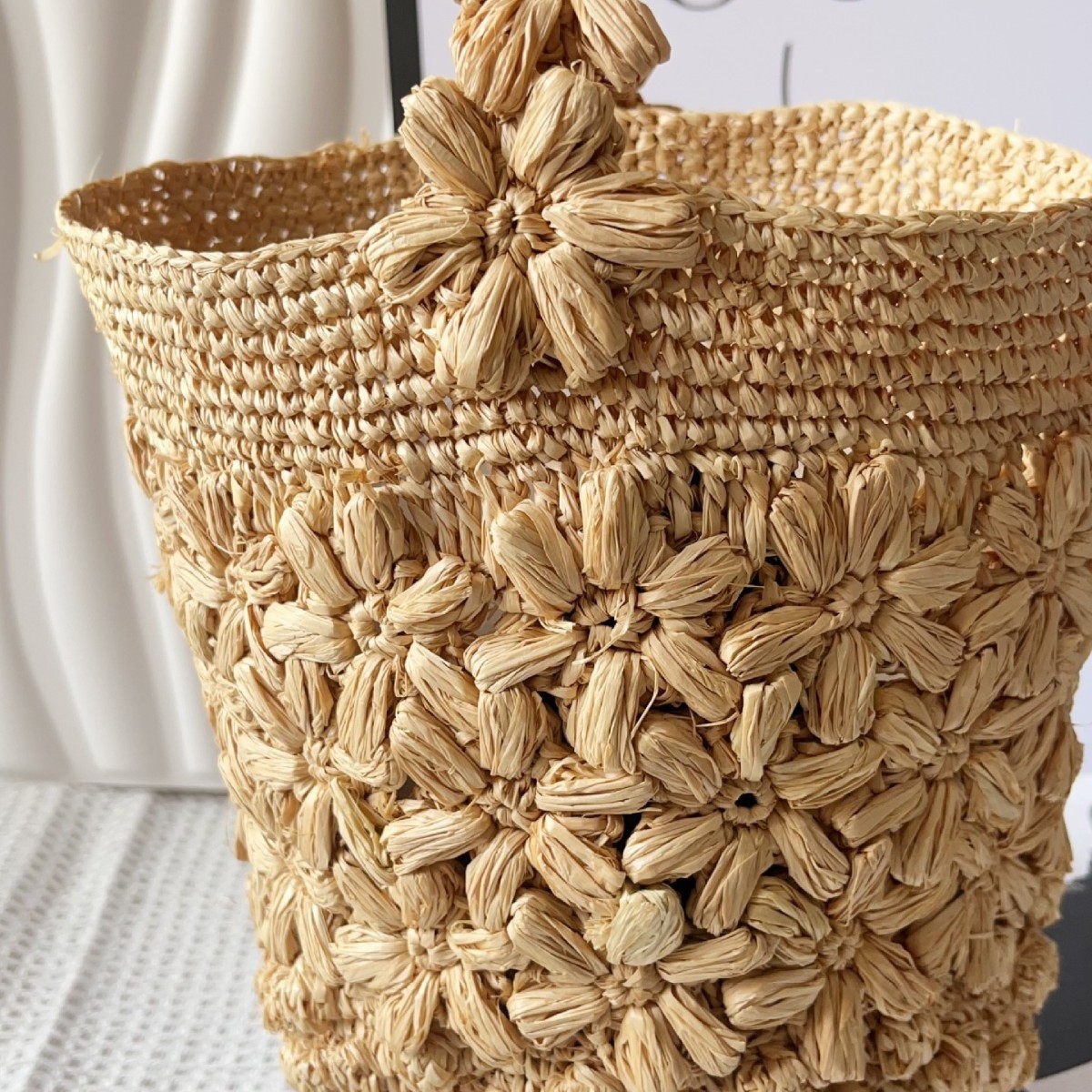 Women Summer Raffia Woven Buck - đánh giá và giá Crochet Bag Raffia