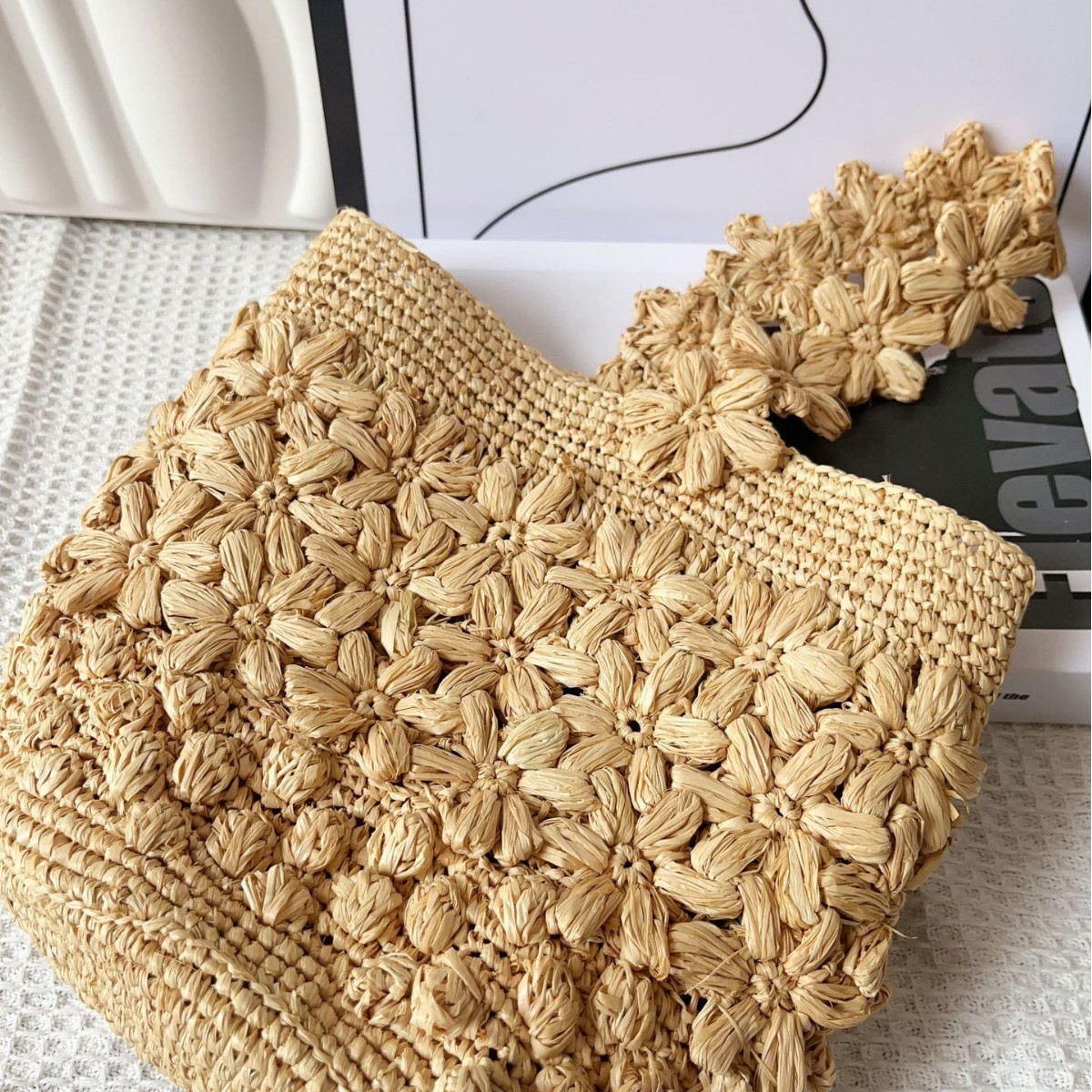 Women Summer Raffia Woven Buck - đánh giá và giá Crochet Bag Raffia