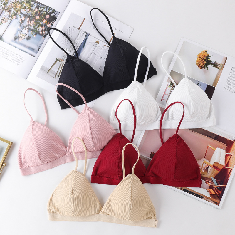 3D Quần Lót Không Đường May Áo - đánh giá và giá Bralette Triangle Set