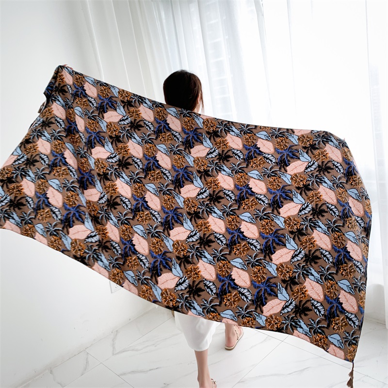 90x185cm Cotton Linen Print Su - đánh giá và giá Linen Dress Wrap